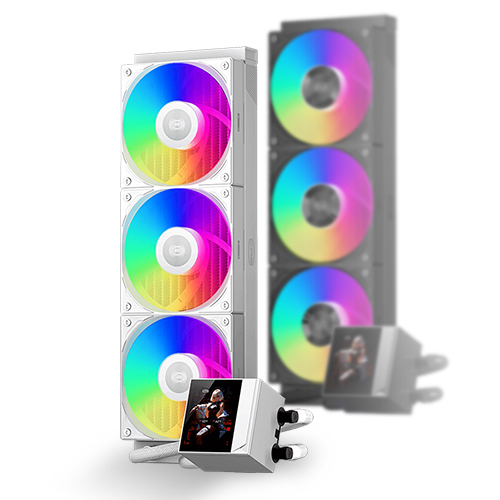 PCCOOLER CPS DC360 PRO ARGB DISPLAY (화이트)_이미지