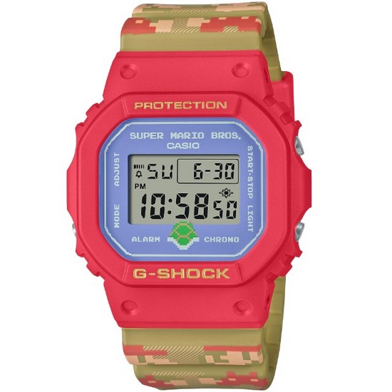 카시오 G-SHOCK X 슈퍼 마리오 브라더스 DW-5600SMB-4