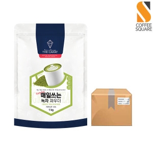 더캐럿 매일쓰는 녹차 파우더 1kg (10개)