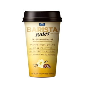 매일유업 바리스타룰스 마다가스카르 바닐라빈 라떼 325ml (20개)_이미지