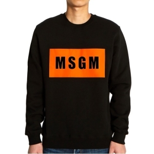  MSGM 로고 기모 맨투맨_2740MM68 195799 99B