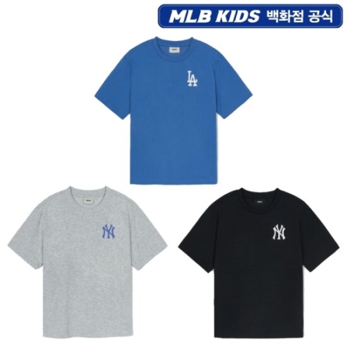 MLB키즈 베이직 스트릿 빅로고 레터링 티셔츠 (7ATSB1953)_이미지