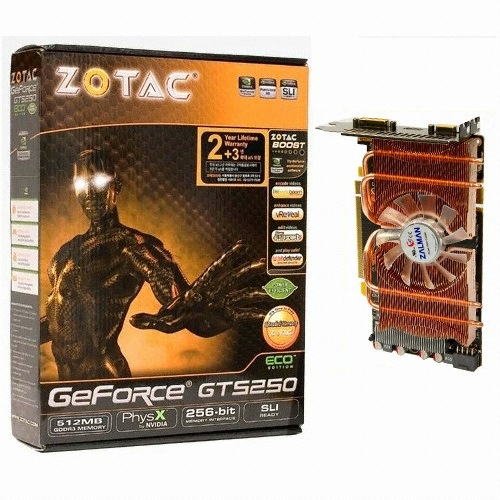 ZOTAC 지포스 GTS250 ECO edition 512MB VF1000