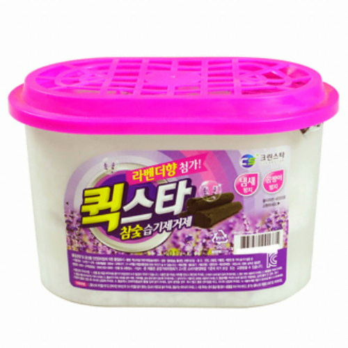 크린스타 퀵스타 참숯 습기제거제 라벤더향 280g (1개)