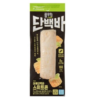 풀무원 어육단백바 <b>스위트</b><b>콘</b> 70g