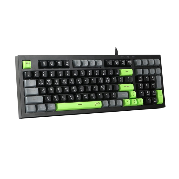 지클릭커 OFFICEPRO OPK50 사일런스 M RGB 무소음 방수 98 (Poker Green)_이미지