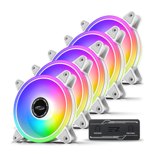 NETmate Moonlight ARGB PWM (컨트롤러/5팩, 화이트)_이미지