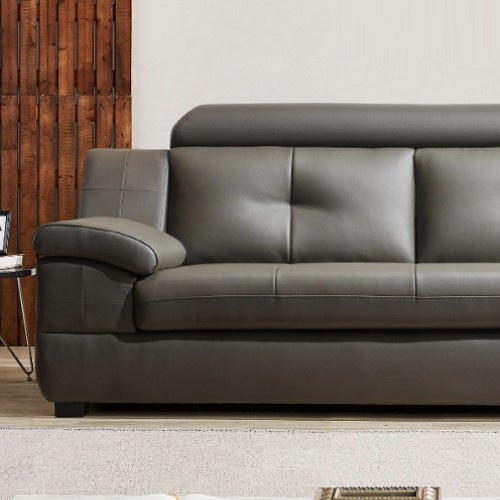 동서가구 프로포즈 라텍스탑 편백황토숯 이태리 천연가죽 소파 3인용 (팔걸이스툴포함)_이미지