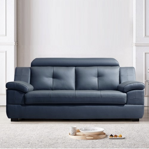 동서가구 프로포즈 라텍스탑 편백황토숯 이태리 천연가죽 소파 3인용 (팔걸이스툴포함)_이미지