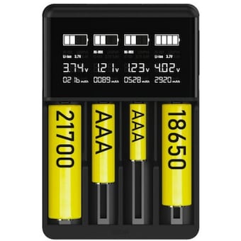 라이칸 올인원 L4플러스 배터리 고속 충전기 <b>18650</b> 21700