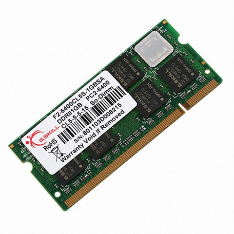 G.SKILL 노트북 DDR2-800 CL-5 SA So-Dimm 디직스 (1GB)_이미지