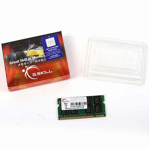 G.SKILL 노트북 DDR2-800 CL-5 SA So-Dimm 디직스 (1GB)_이미지