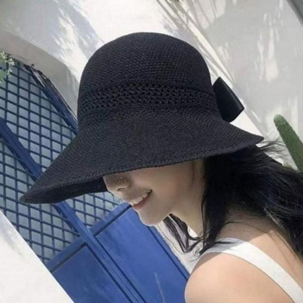 Rly 와이어 여성 챙 넓은 모자 밀짚 여름 왕골 모자 50027787