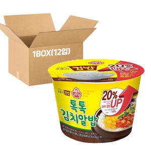 오뚜기 컵밥 톡톡 김치알밥 222g (12개)