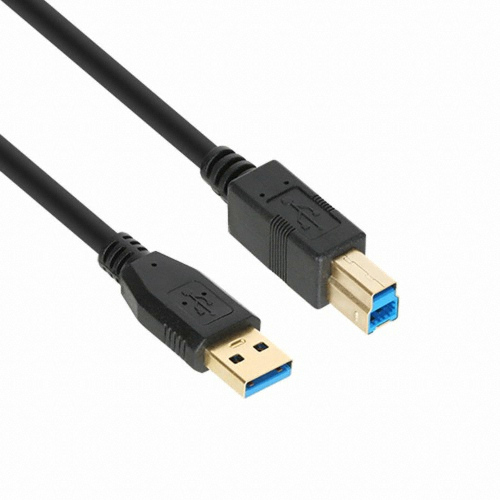 강원전자 NETmate USB 3.0 AM-BM 케이블 NM-UB300BKZ (0.3m)_이미지