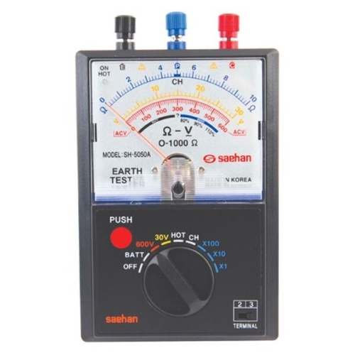 알티피아 새한 SH-5050A 아날로그 접지저항계 메가테스터기