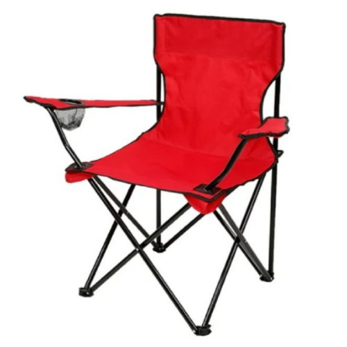 빅세일 휴대용 접이식 캠핑의자 (레드)_이미지
