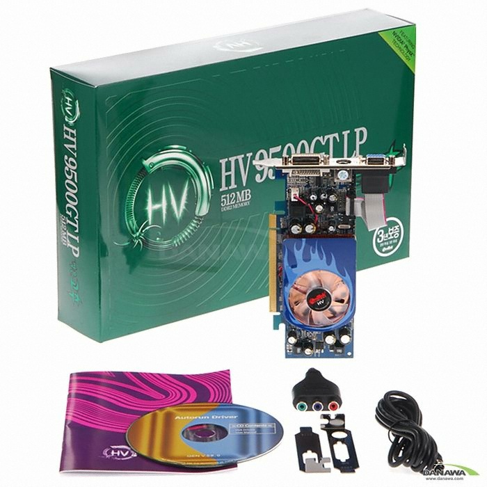 이엠텍 HV 지포스 9500GT 작은고추 512MB LP_이미지
