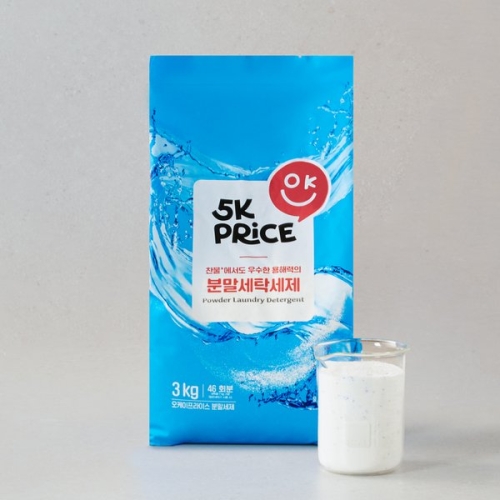5K프라이스 분말세제 3kg