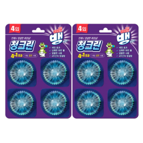 옥시레킷벤키저 하픽 청크린 드롭형 40g 4개입 (2개)