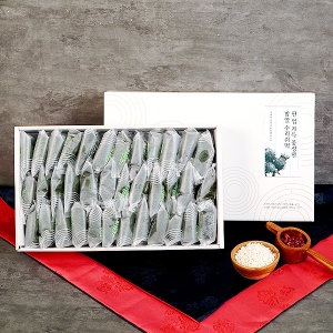 지투지샵 밥알수리취떡 찹쌀떡 선물세트 팥앙금 36개입 (1개)_이미지