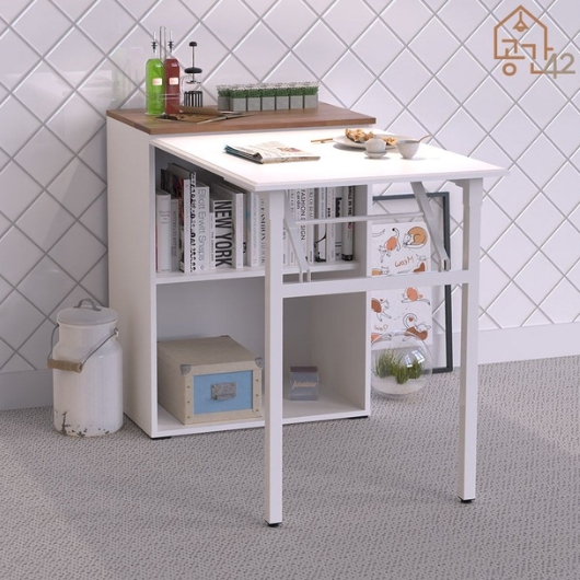 공간사이 아론 소형 접이식 식탁 800 (의자별도)_이미지