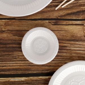 롯데 이라이프 PS접시 10개입 10cm 일회용그릇