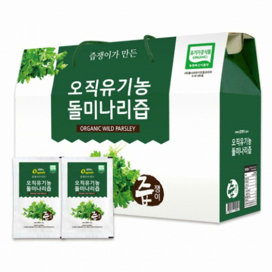 굿모닝비엔에프 즙쟁이 오직 유기농 돌미나리즙 80ml 30포 (3개)_이미지