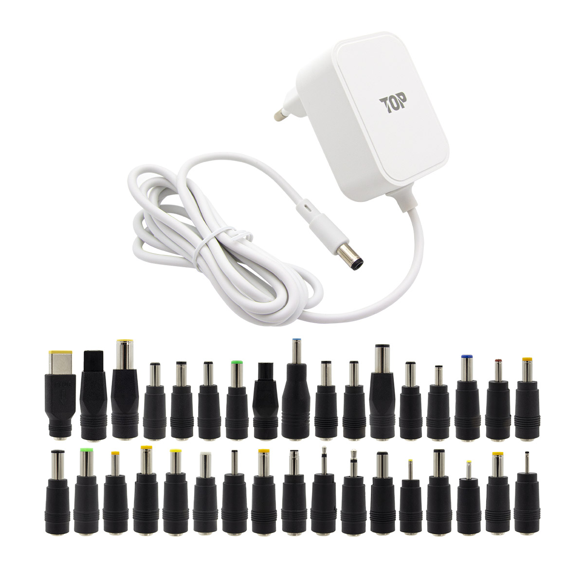 HDTOP DC 24V 1A 화이트 어댑터 (HT-AD174 / 34종 젠더)