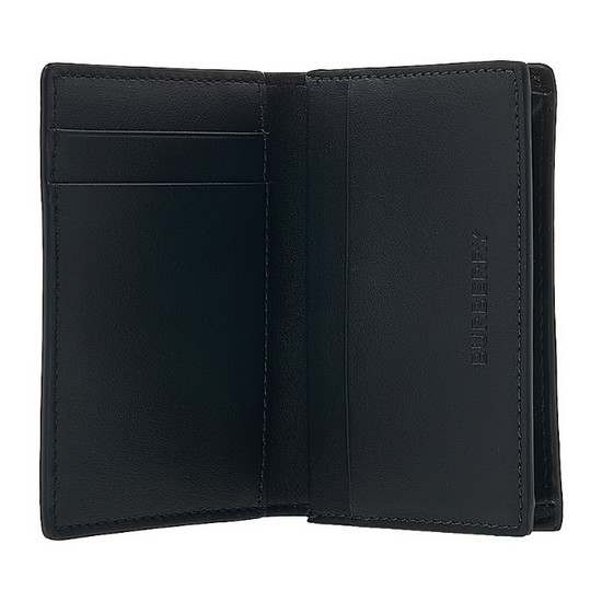 버버리 체크 레더 폴딩 카드 케이스 8070204_이미지