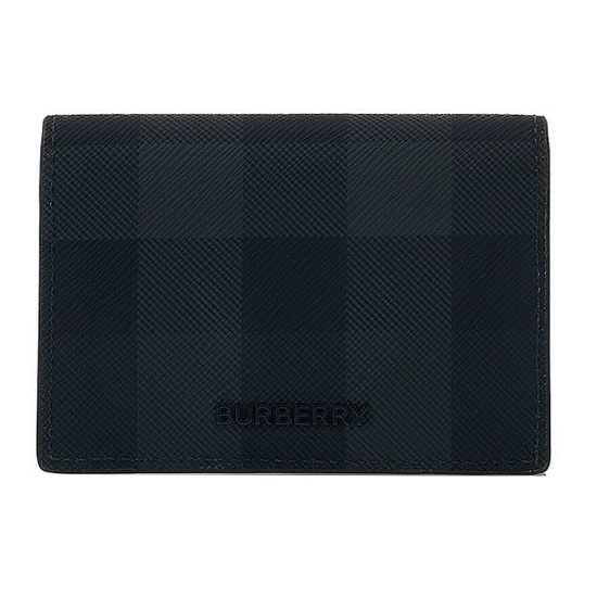 버버리 체크 레더 폴딩 카드 케이스 8070204_이미지