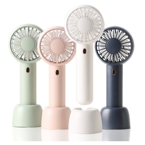 프린텍 단순생활 더블팬 휴대용 선풍기_이미지