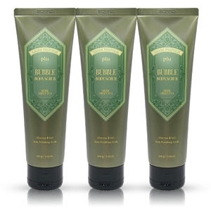 지본코스메틱 플루 버블바디스크럽 허브그린티 200g (3개)