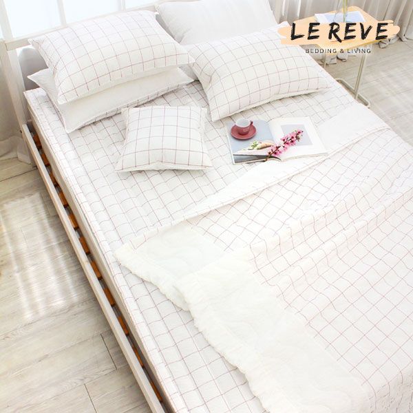 메트릭스 시어서커 누비이불 베개세트