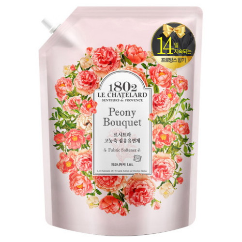 애경 르샤트라1802 고농축 피오니부케 리필 1.6L (5개)