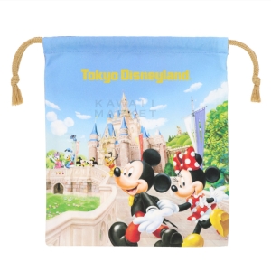 C&H크레이티브 디즈니 랜드 미키 미니 복주머니 파우치_이미지