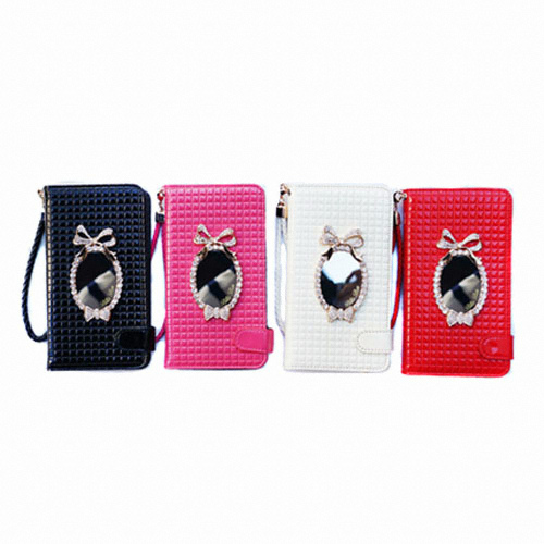 아스카코리아 갤럭시S6 엣지 플러스 빌라본 미러 다이어리 케이스