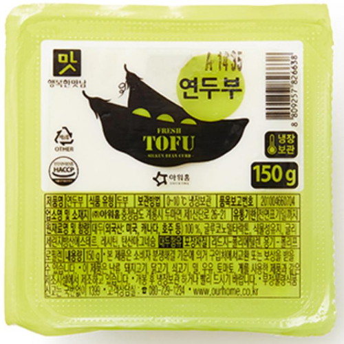 아워홈 행복한맛남 연두부 150g (12개)_이미지
