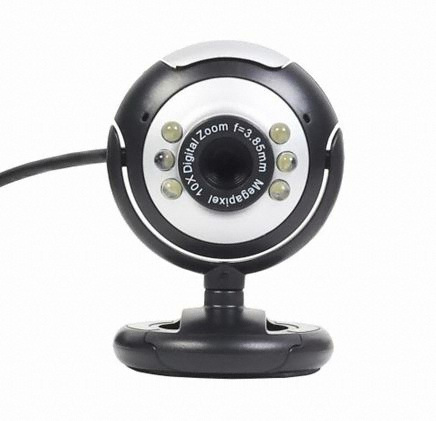 FOSMON 6 LED 12.0 Megapixel USB PC Webcam