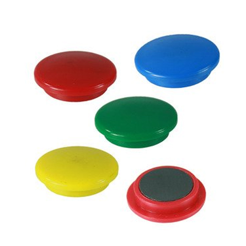 칼라 원형 단추 자석 20mm_이미지