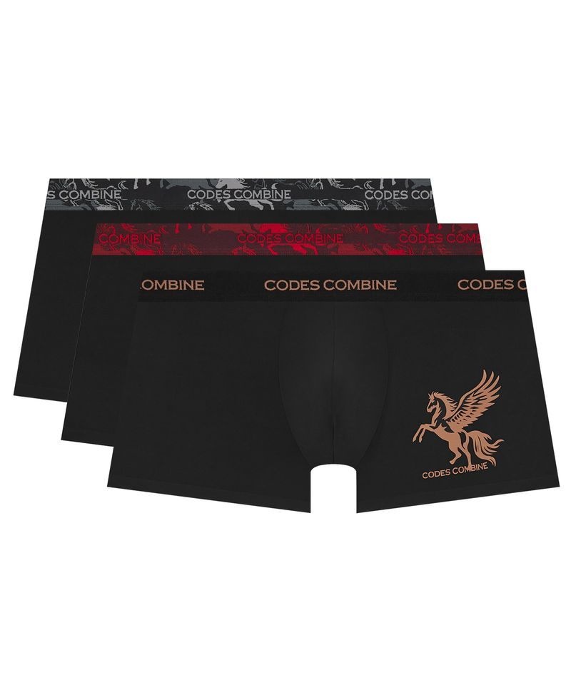 코데즈컴바인이너웨어 이너웨어 CODES COMBINE INNERWEAR 뉴이어 유니콘 포인트 드로즈 3PACK 131168