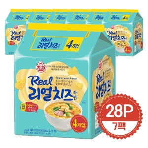 오뚜기 리얼치즈 라면 135g (28개)_이미지