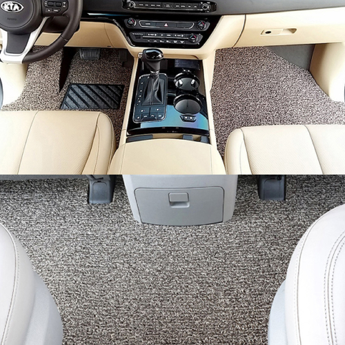 커스텀매트 프리미엄 코일매트 확장형 더뉴 올뉴카니발 9인승 (1열+2열+3열+트렁크)_이미지