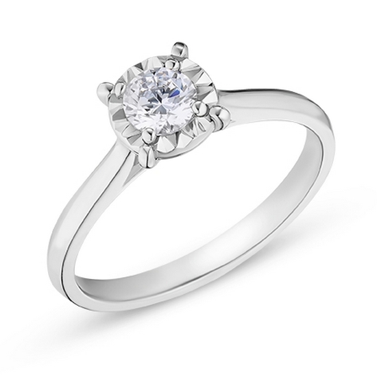 �̴ϰ�� 14K DIA ��3�� �������� 0.3ct ���̾Ƹ�� ���� RNTM4019L