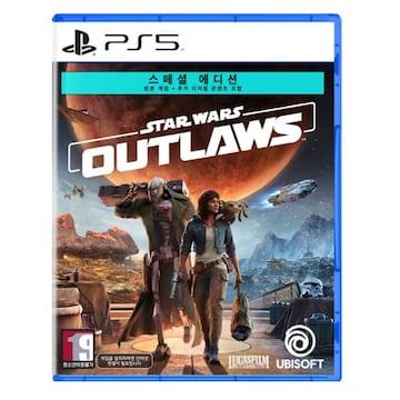 스타워즈: 아웃로 한글판 PS5, 패키지디스크