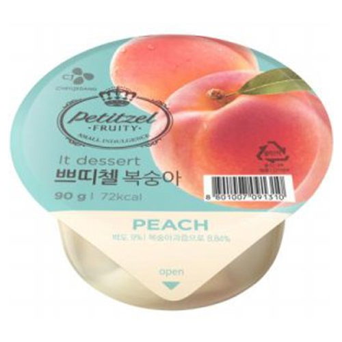 CJ제일제당 ㅤ쁘띠첼 복숭아 (CU)_이미지