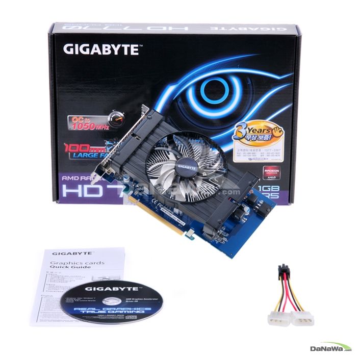 GIGABYTE 라데온 HD 7770 UD2 OC V2 D5 1GB WING-100_이미지