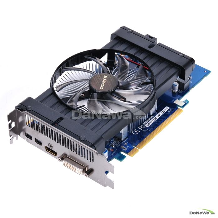 GIGABYTE �󵥿� HD 7770 UD2 OC V2 D5 1GB WING-100