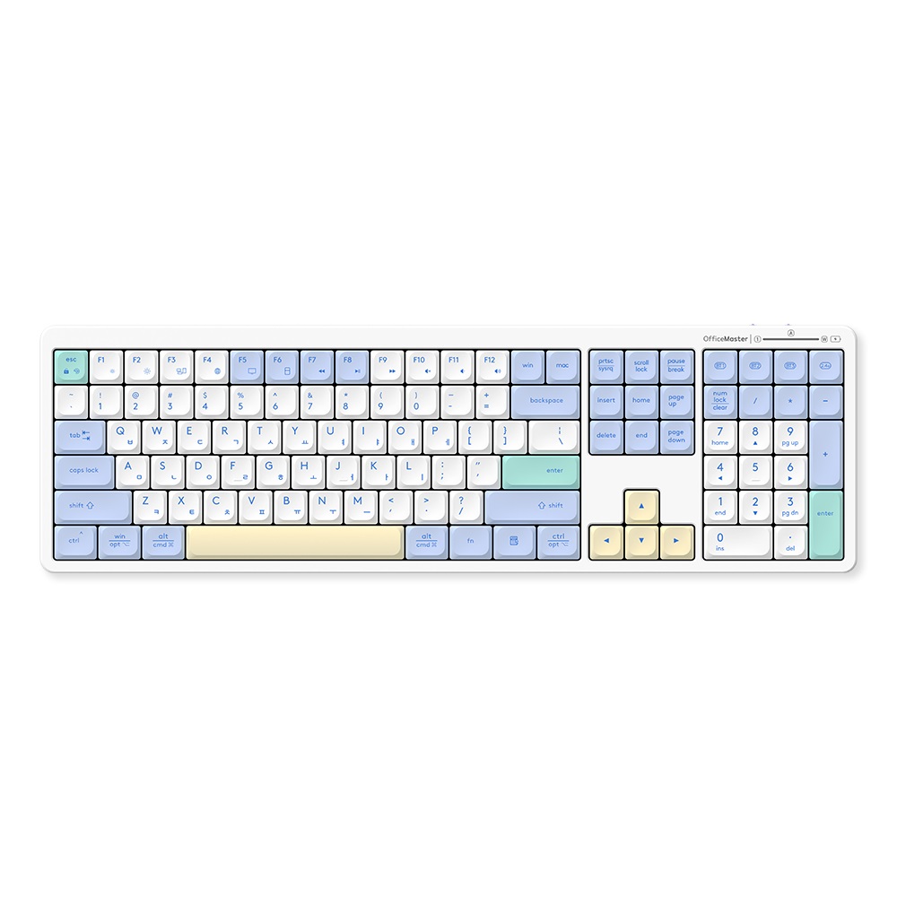 한성컴퓨터 GK698 OfficeMaster 유무선 (ROYAL BLACK)_이미지