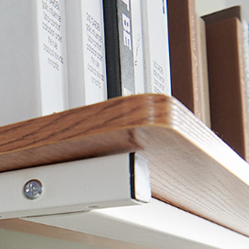 나무뜰 하딘 화이트 선반형 철제책상 (1800x600)_이미지